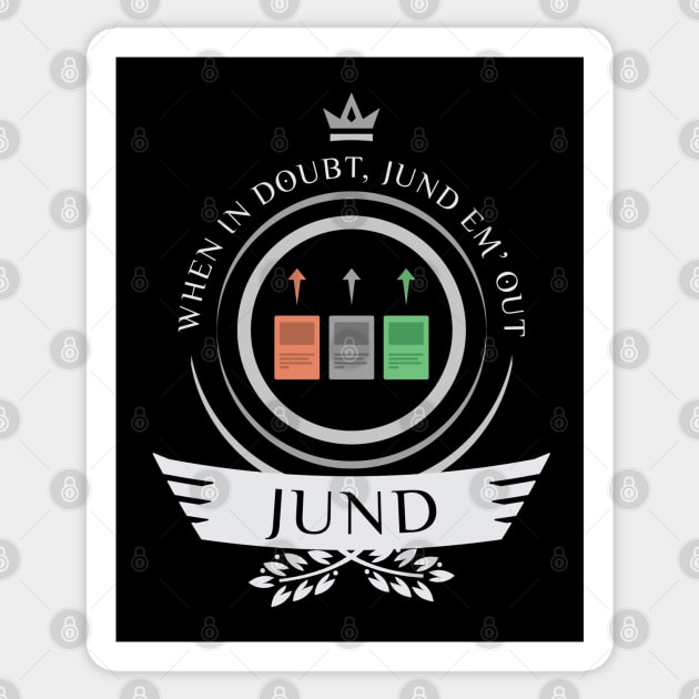 Magic the Gathering - Jund Life Sticker by epicupgrades